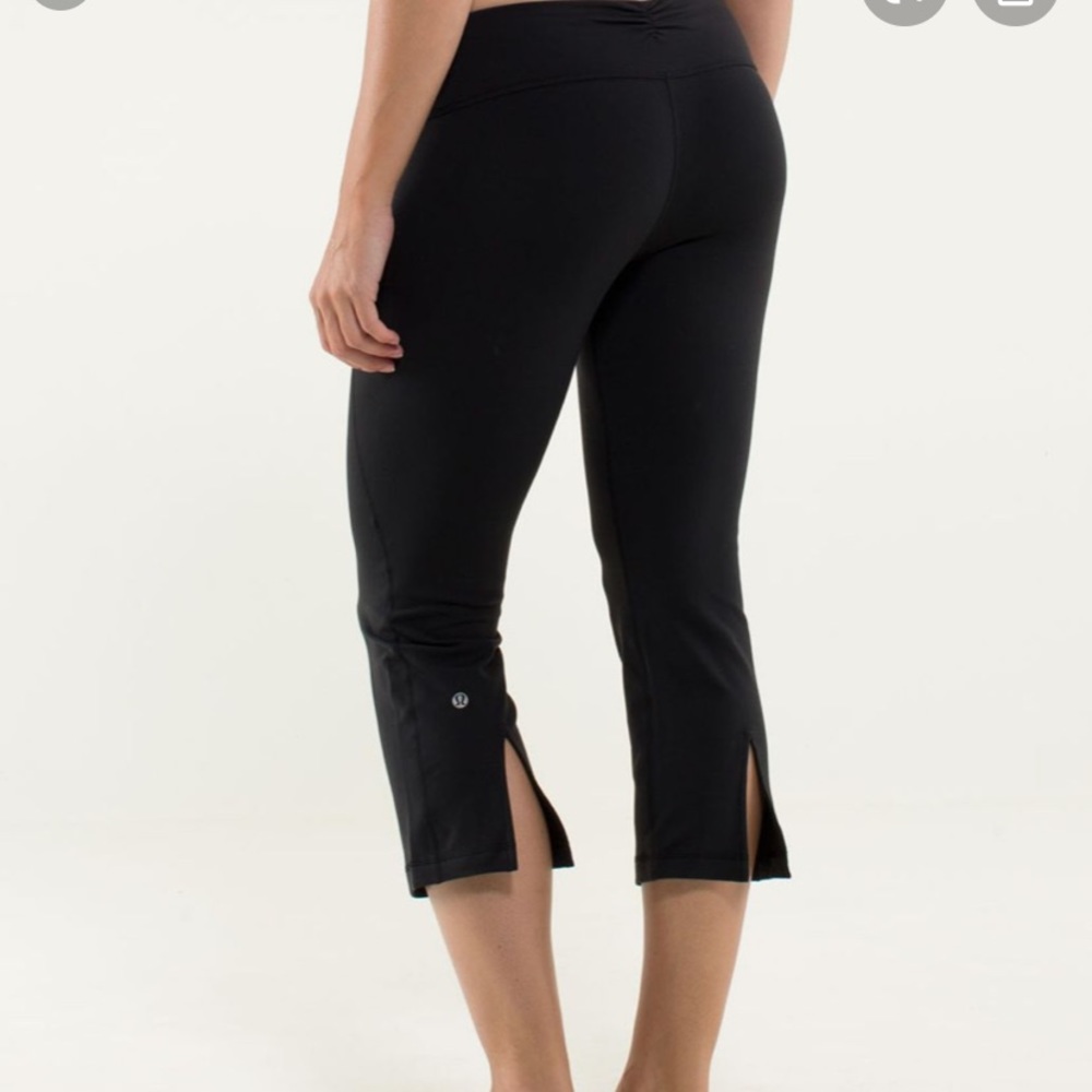 Lululemon Black Crop Leggings Size 2
